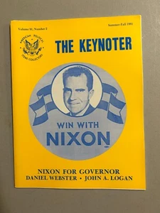 1991 Summer The Keynoter American Political Items Collectors Vintage Magazines - Picture 1 of 2
