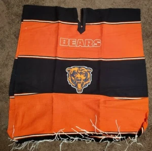 Chicago Bears Poncho 35 Width x 40 Length Many Uses - Picture 1 of 6