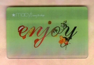 MACY'S Enjoy, Flowers ( 2005 ) Gift Card ( $0 ) - Image 1 of 2