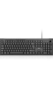 Rii RK907 USB Wired Keyboard Full Size Office Keyboard - Picture 1 of 3