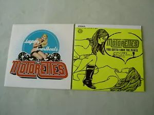 THE MOTORETTES job lot of 2 7" vinyl singles Super Heartbeats - Picture 1 of 1