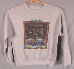 Gildan Heavy Gray Sweatshirt Size Large 2017 Heritage Days Rogersville, TN - Picture 1 of 7