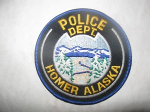 HOMER ALASKA POLICE PATCH (VERSION 3) - Picture 1 of 1