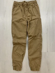 Gap Kids Cargo Jogger Pants Size Boys XL Regular Camel Beige Drawstring Pockets - Picture 1 of 3