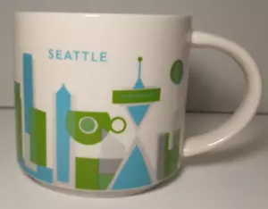 Tazza da caffè Starbucks 2013 Seattle You Are Here 14 oz - Foto 1 di 9