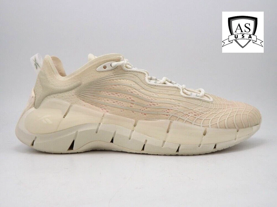 Size 11 - Reebok Zig Kinetica 2 Chalk Orange Flare W