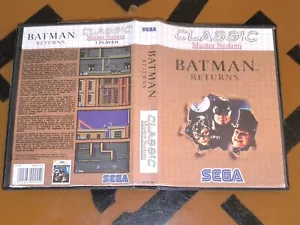 ## Sega Master System - Batman Returns Classic Boxed And Instructions / Cib ## - Picture 1 of 2