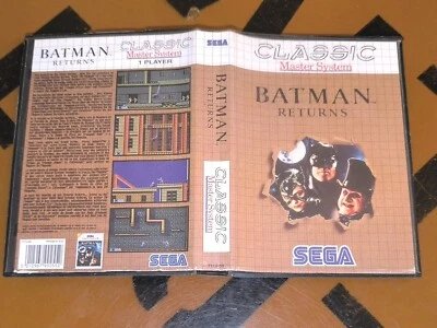 ## Sega Master System - Batman Returns Classic Boxed And Instructions / Cib ## - Image 1 of 2