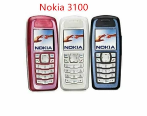 Odblokowana klawiatura Nokia 3100 2G GSM Tri-Band (niebieska / czerwona / biała) Telefon komórkowy - Zdjęcie 1 z 14