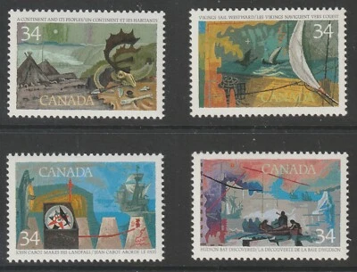 Canada 1986 #1107a Exploration of Canada-1 Discoverers - MNH - Image 1 of 4