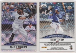 2019 Panini Donruss Franchise Features Diamond Charlie Blackmon Leody Taveras