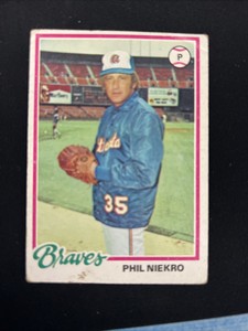 1978 Topps Baseball - PHIL NIEKRO #10 - Atlanta Braves