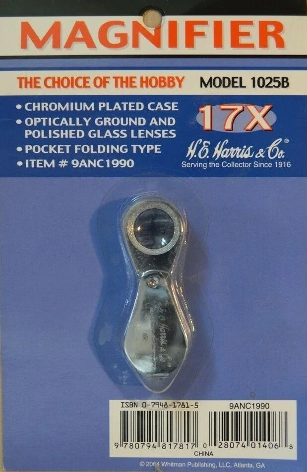 SELSI Japan Loupe 17X Doublet Magnifier Glass Lens NOS