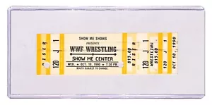 WWF Wrestling Challenge & Spotlight Taping ticket stub 10/1990 ULTIMATE WARRIOR - Picture 1 of 2