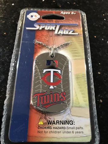 minnesota twins Mlb Dogtag Necklace Metal Cover