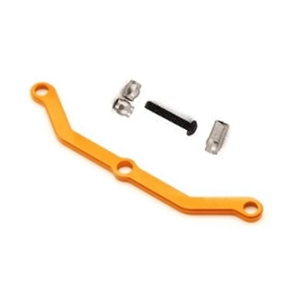 NEW STRC CNC Machined Aluminum Steering Link Set Orange for TRX-4M - Image 1 of 1