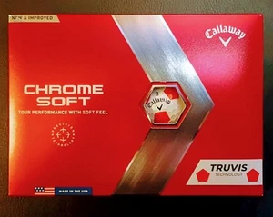 2022 NEW CALLAWAY CHROME SOFT WITH TRUVIS TECHNOLOGY 1 DOZEN - Picture 1 of 5
