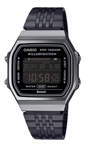 Casio Vintage Digital Smartphone Link Edelstahl Quarz ABL-100WEGG-1B Unisex Uhr - Picture 1 of 3