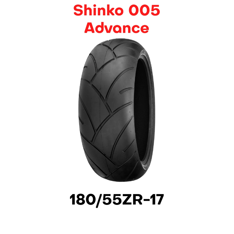 Neumático trasero moto Shinko 005 Advance 180/55-17 17" 180 55 ZR 17 nuevo Foto 1 de 3