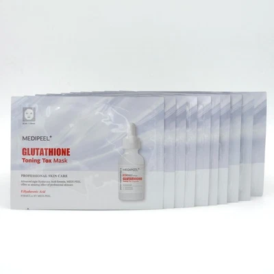 Medi Peel Glutathione Toning Tox Mask 25ml x 10pcs Whitening K-Beauty - Image 1 of 3