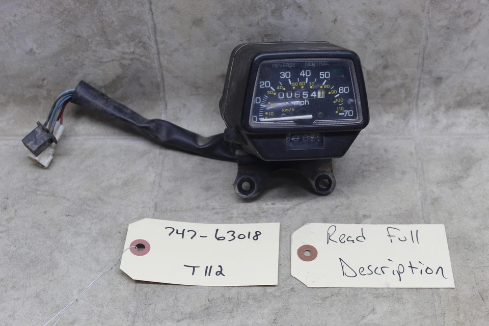 98-01 Yamaha Grizzly 600 OEM Speedo Gauge Pantalla Velocímetro LEER DESCRIPCIÓN Foto 1 de 4