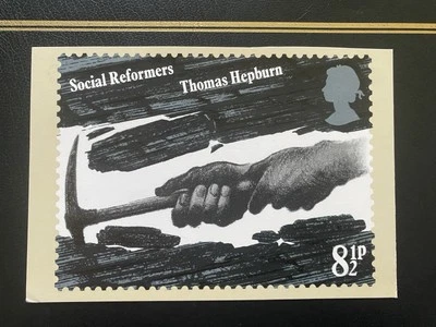 GB - PHQ Card No.14 1976 - Social Reformers, Single card set Bournemouth FDI - Image 1 of 3