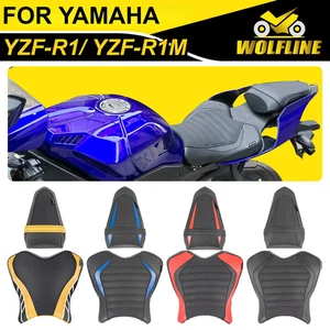 Almohadilla de pasajero para sillín delantero de motocicleta para Yamaha YZF-R1/R1M 2015-2024 - Imagen 1 de 32
