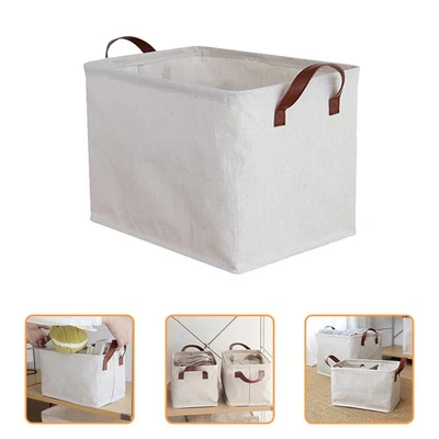  Aufbwahrungs-box Stoffboxen Aufbewahrung Mit Deckel Speicherbehälter - Bild 1 von 4