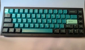 Lot clavier personnalisé QK65 + GMK Terror ci-dessous + interrupteurs Zaku - Photo 1/3