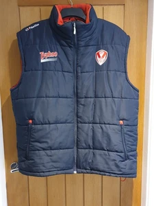 Chaleco acolchado con cremallera completa O Neills St Helens patrocinado por rugby Typhoo XXL 2XL - Imagen 1 de 16