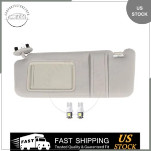 LH SUN VISOR TAN W/SUNROOF + License plate Light Free for 07-11 Toyota Camry - Picture 1 of 9