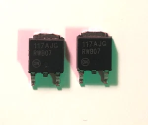 NCP1117 AJG Adj. voltage regulator 1A TO-252 ON Semi Genuine Part Tested x 2 pcs - Picture 1 of 1
