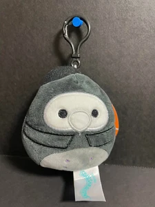 Squishmallow 3.5" Aldron Plague Doctor Clip-On /beaded "I ♡ SQUISH" Charm- - Picture 1 of 4