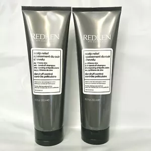 2pk Redken Scalp Relief Dandruff Control Shampoo Zinc 8.5 fl oz 250ml Each NEW - Picture 1 of 1