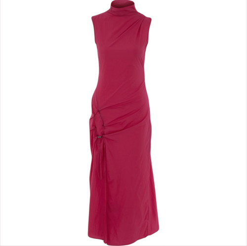 Abito con spacco a spirale DNA OFF WHITE rosa IT 38 UK 6 £675