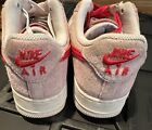 Nike Air Force 1s Valentines Day Love Letter White And Pink Color Size 7.5 Rare