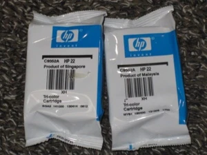 NEU Original HP 22 Tri-Color Tinte Doppelpack CC580FN Patronen versiegelt - Bild 1 von 2