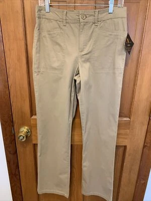 Gloria Vanderbilt Mona Comfort Stretch Twill Mid Rise Waist Size 6 New With Tags - Image 1 of 4