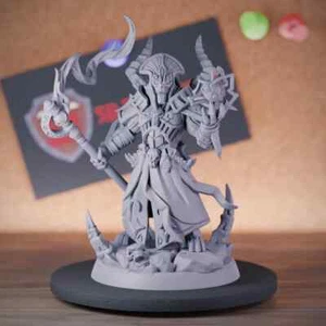 Lich Miniatur Untote Nekromant König Mini Dungeons and Dragons Mini DnD 5e - Bild 1 von 8