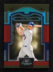 2005 Donruss Timeless Treasures Platinum 1/1 JD Drew #89 wo2