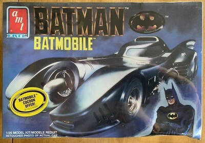 AMT/ERTL Batman Batmobile - 1/25 Scale - Vintage 1989 Kit - Michael Keaton - Image 1 of 4
