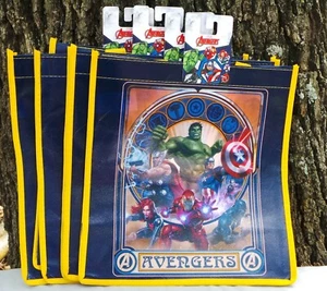 Lot of 4 Marvel Avengers Reusable Tote Bag New with Tags - Picture 1 of 4