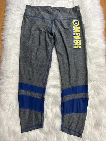 MLB Milwaukee Brewers Women's Activewear Capri Jogger Lounge Pants Size XL Cover