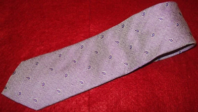SAKS FIFTH AVENUE SILK/COTTON PAISLEY TIE - TIES - NECKWEAR - DESIGNER TIES - Image 1 of 3
