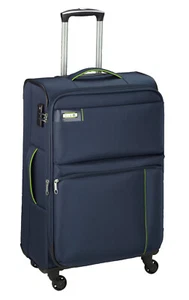 Trolley Leicht groß 77 cm Stoff Rollen Koffer 120 Liter Blau Bowatex - Bild 1 von 5