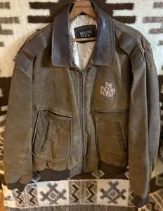 Vintage The English Patient Movie Promo Leather Bomber Jacket Size XL Pre-owned - Picture 1 of 17