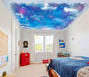 3D Romantischer H1926 Decke Tapete Wandbilder Wandbild Aufkleber Deco Erin 23 - Picture 1 of 5