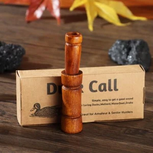 Realistic Sound Duck Commander Whistle Duck Calls Hunting Wooden Whistle Lures - Picture 1 of 11