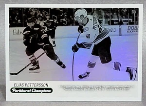 2023-24 Parkhurst Champions Wire Images #WI-8 Elias Pettersson - Picture 1 of 2