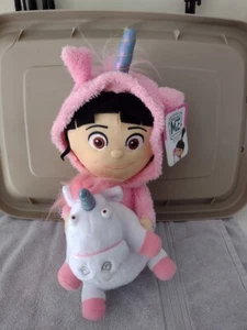 Universal Studios Minions Despicable Me Agnes With Unicorn Plush New With Tag - Picture 1 of 4